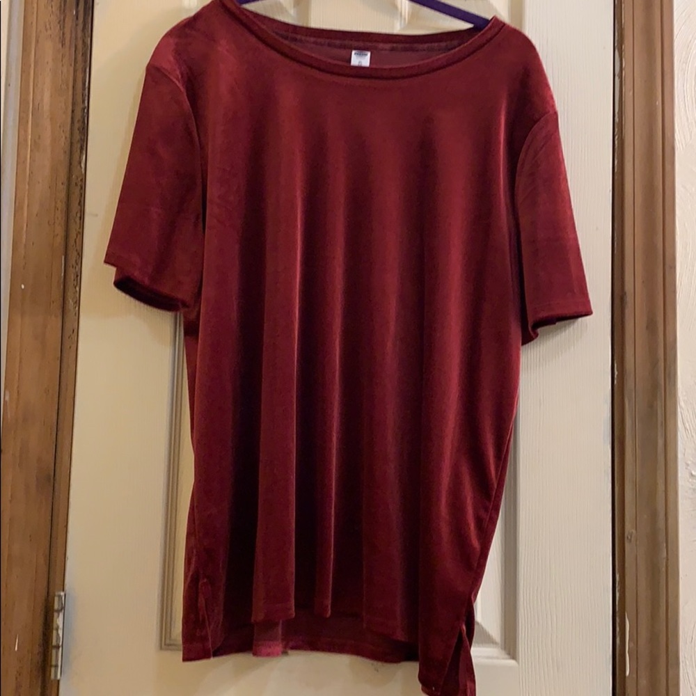 Red Velvet Shirt